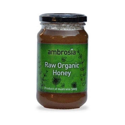 Ambrosia Apiaries Organic Honey Raw 500g