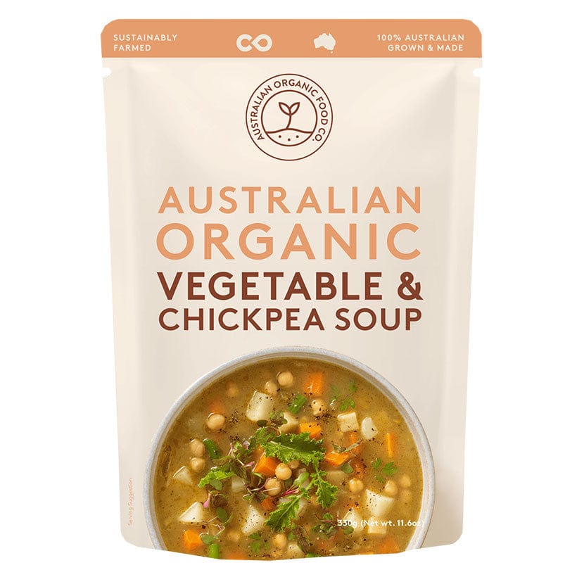 Australian Organic Food Co Chickpea and Vegetable Soup 330g