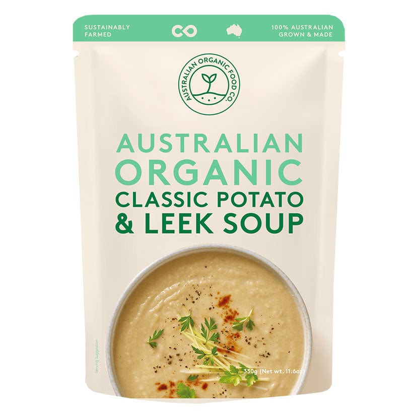 Australian Organic Food Co Potato and Leek Soup 330g