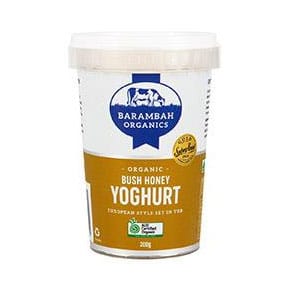 Barambah Organics Bush Honey Yoghurt 200g