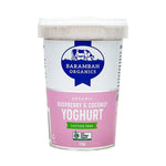 Barambah Organics Raspberry and Coconut Lactose Free Yoghurt 200g
