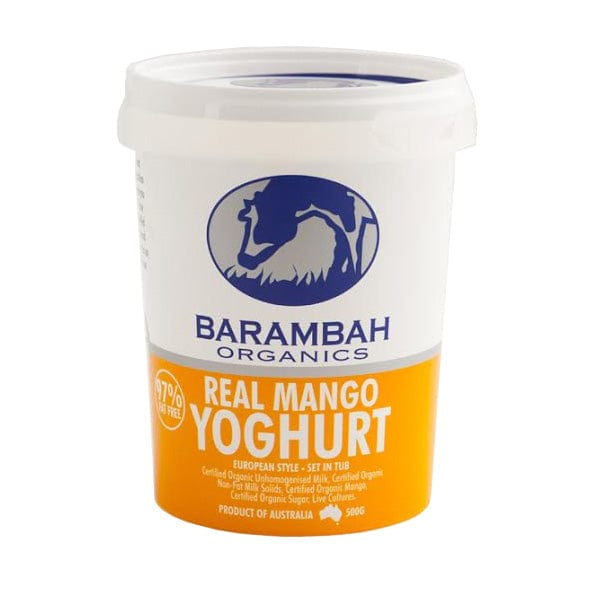Barambah Organics Real Mango Yoghurt 500g