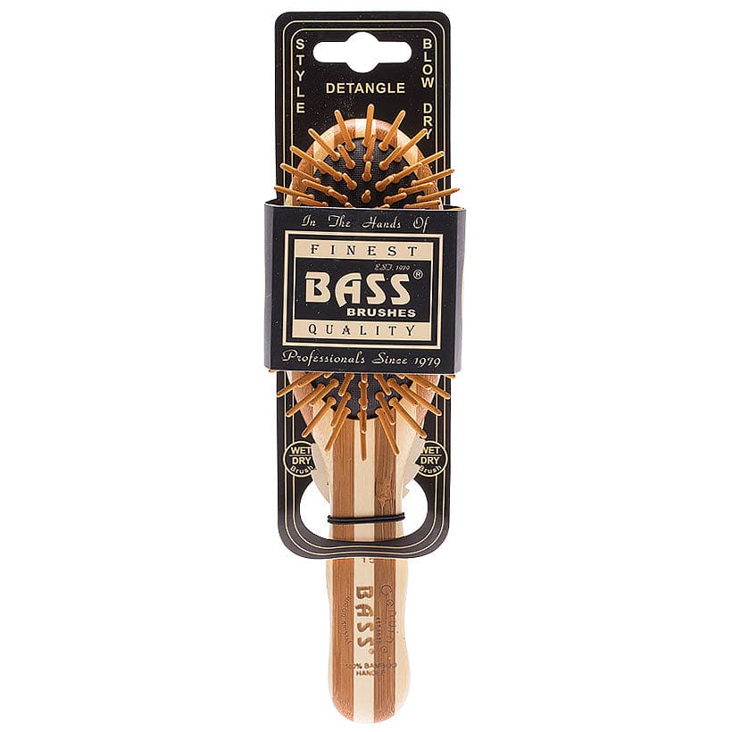 Bass Brushes Bamboo Hair Brush Small Oval 1 piece