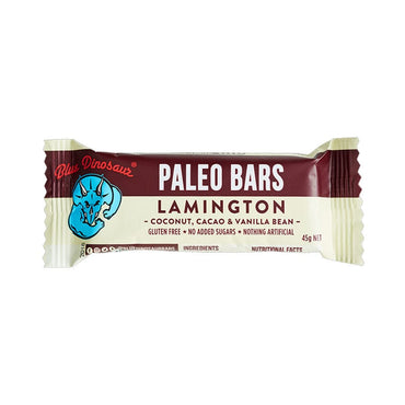 Blue Dinosaur Lamington Paleo Bar 45g