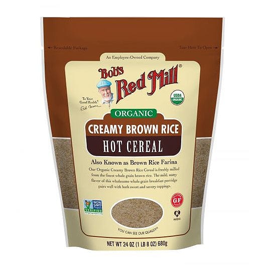 Bobâ€™s Red Mill Organic Brown Rice Farina Hot Cereal 737g
