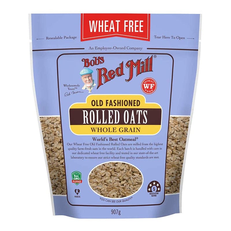 Bobâ€™s Red Mill Organic Regular â€˜Old Fashionedâ€™ Rolled Oats Pure Wheat Free 907g