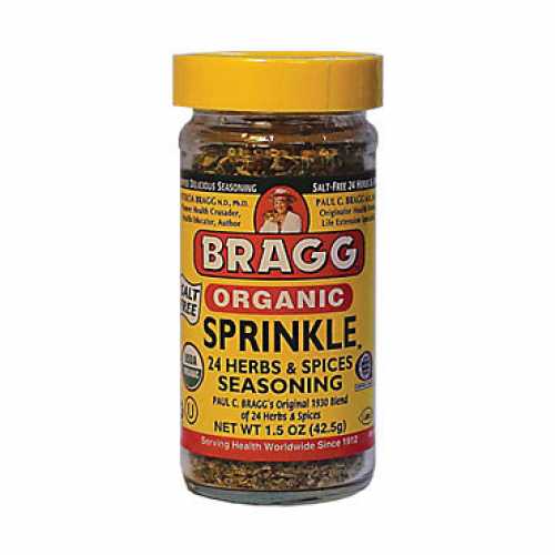 Bragg Organic Sprinkle Seasoning Herbs and Spices 42.5g