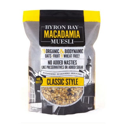 Byron Bay Macadamia Muesli Muesli Classic Roasted 450g