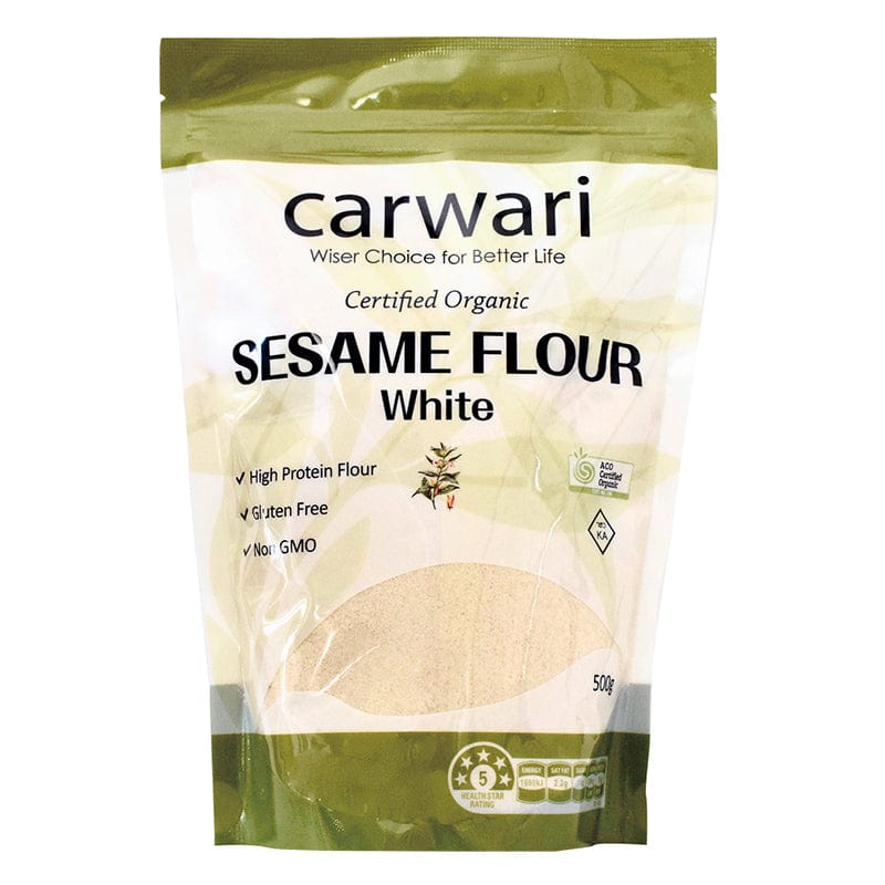 Carwari Organic White Sesame Flour 500g