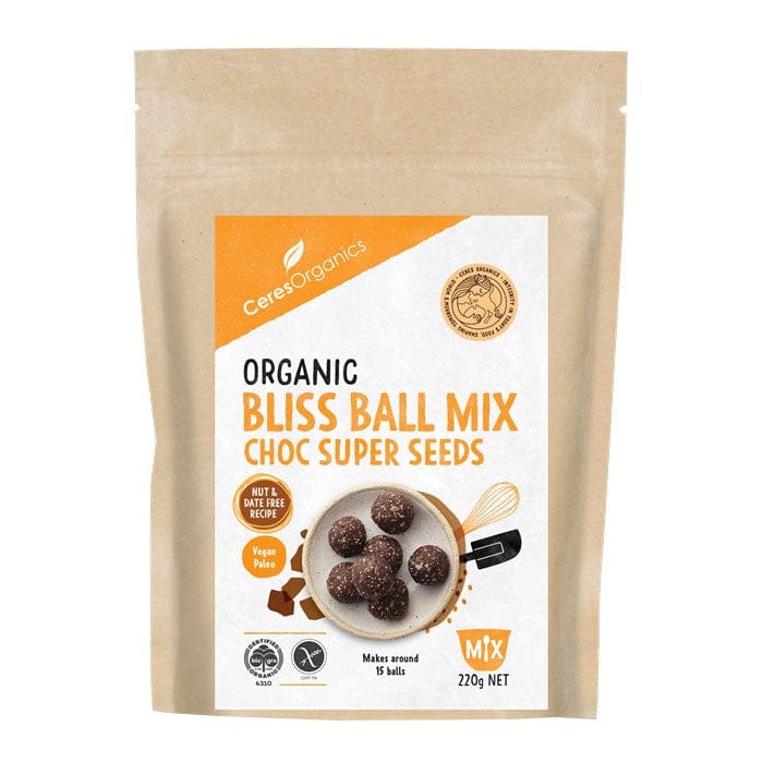 Ceres Organics Bliss Ball Mix Choc Super Seeds 220g