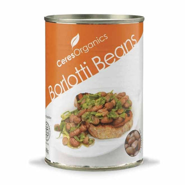 Ceres Organics Borlotti Beans Can 400g