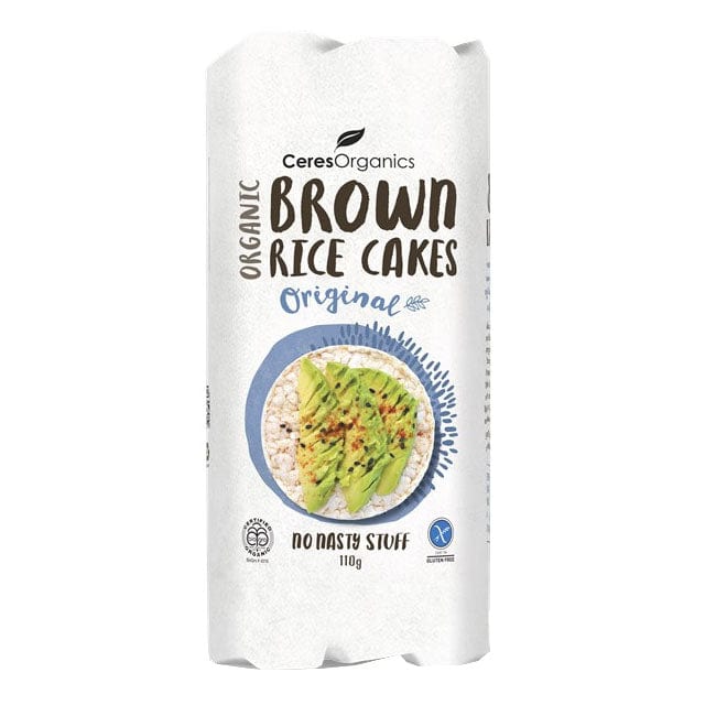 Ceres Organics Brown Rice Cakes Original 110g