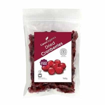 Ceres Organics Cranberries Dried 140g