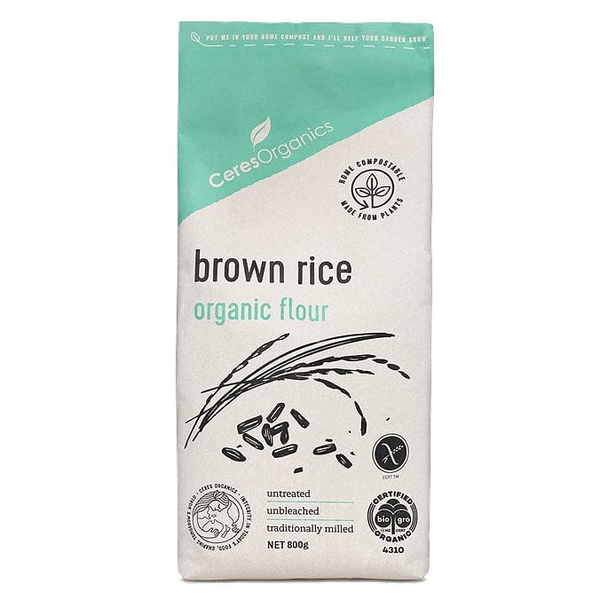 Ceres Organics Organic Brown Rice Flour 800g