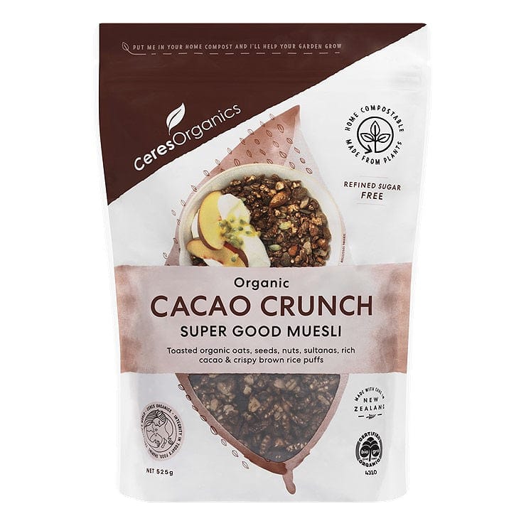 Ceres Organics Organic Super Good Muesli Cacao Crunch 525g