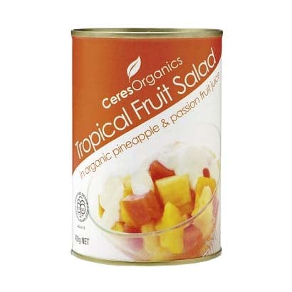 Ceres Organics Tropical Fruit Salad in Can 400g