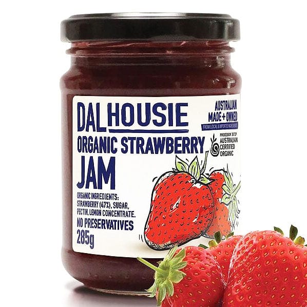 Dalhousie Organic Strawberry Jam 285g
