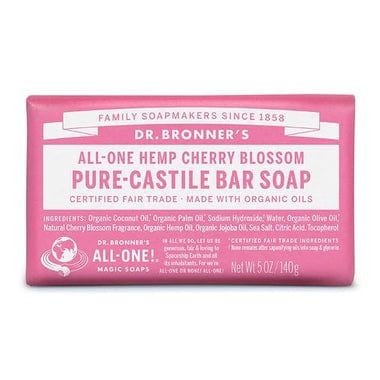 Dr Bronner's Pure-Castile Bar Soap Cherry Blossom 140g