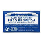 Dr Bronner's Pure-Castile Bar Soap Peppermint 140g