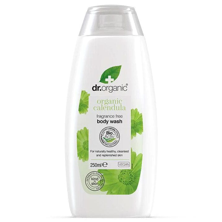 Dr Organic Body Wash Organic Calendula Fragrance Free 250ml