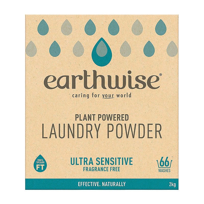 Earthwise  Laundry Powder Fragrance Free 2kg