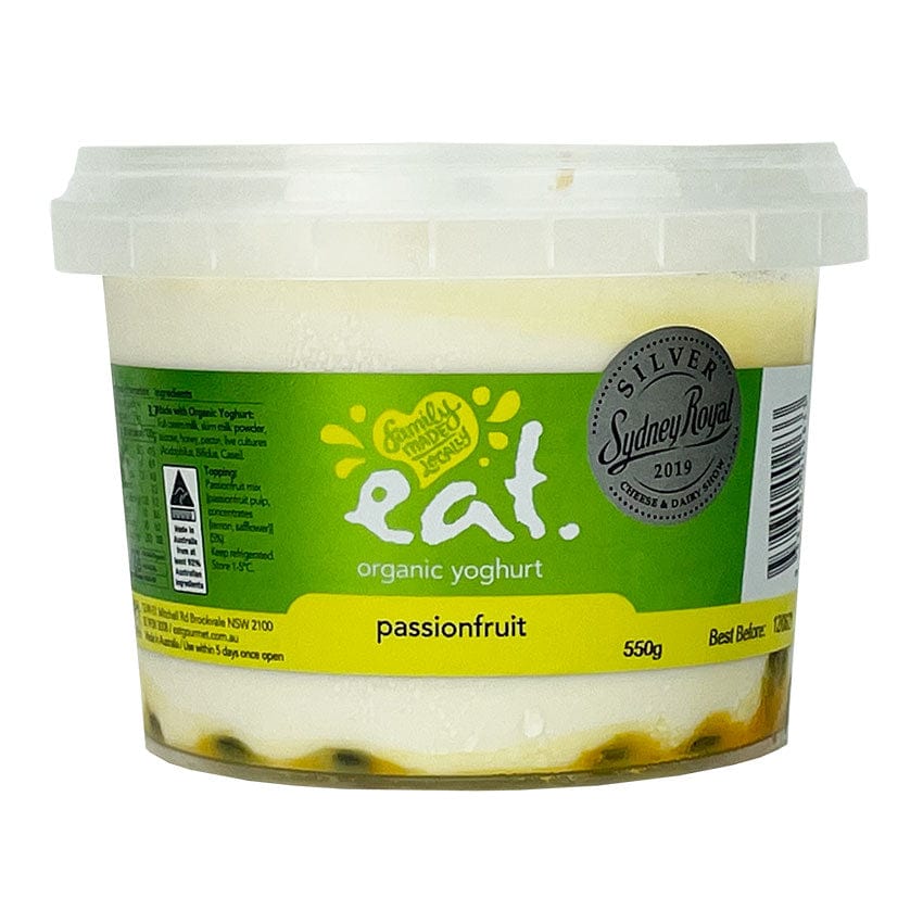 Eat Organic Passionfruit Yoghurt 550g