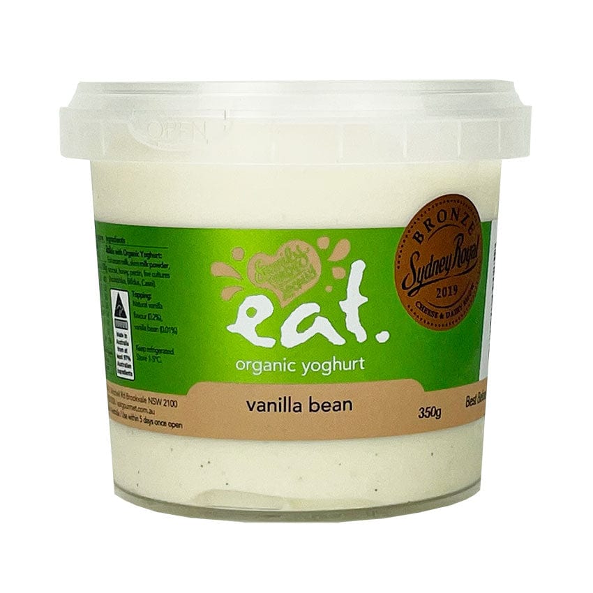 Eat Organic Vanilla Bean Yoghurt 350g