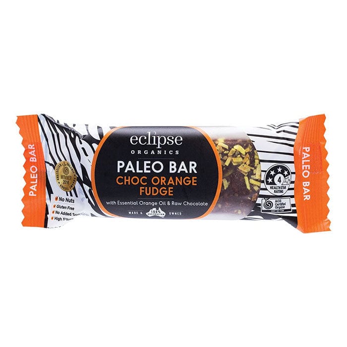 Eclipse Organics Choc Orange Fudge Bar 50g