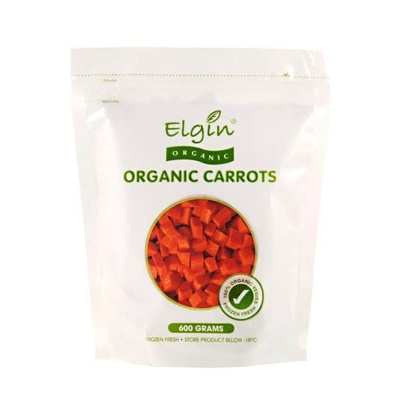 Elgin Organic Frozen Organic Diced Carrot 600g