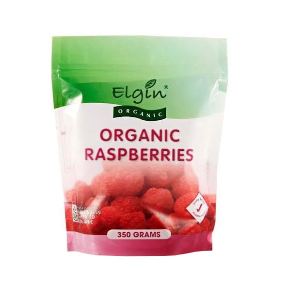 Elgin Organic Frozen Organic Raspberries 350g