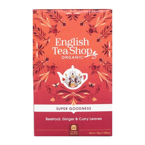 English Tea Shop Beetroot, Ginger and Curry Leaf Tea 20 bags