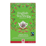 English Tea Shop Green Tea Pomegranate Teabags 20 bags