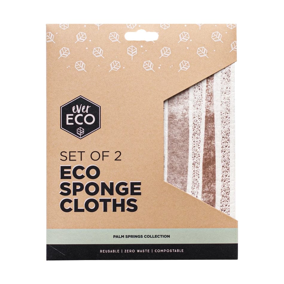 Ever Eco Eco Sponge Cloths Palm Spring 
 2 pack
