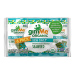 Gimme Organic Sea Salt Roasted Seaweed Snacks 6 packs 6x5g