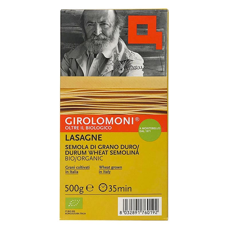 Girolomoni Pasta - Lasagne Durum Wheat Semolina  500g