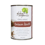 Global Organics Lentils Brown Organic 400g