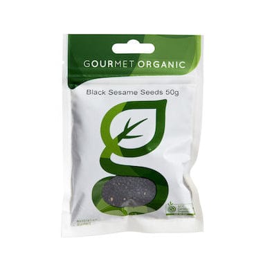 Gourmet Organic Herbs Black Sesame Seeds 50g