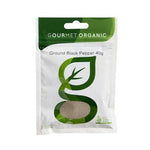 Gourmet Organic Herbs Pepper Black Ground 45g