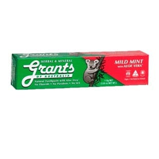 Grants Toothpaste Mild Mint with Aloe Vera 110g