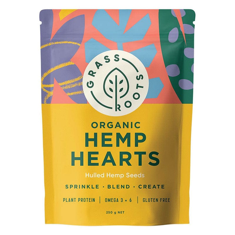 Grass Roots Organic Hemp Hearts 250g