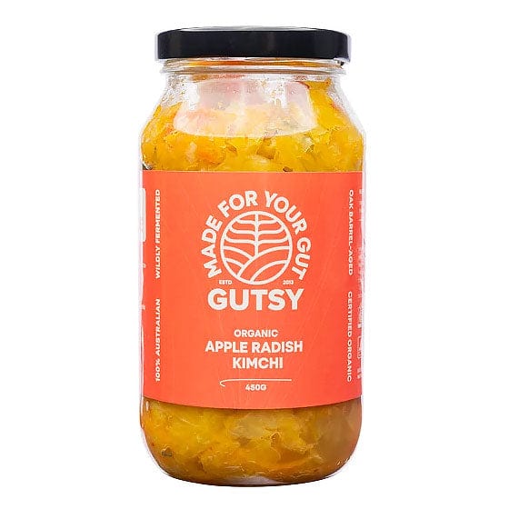 Gutsy Organic Apple Radish Kimchi 450g
