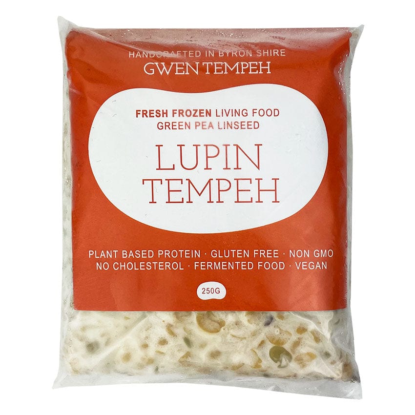 Gwen Tempeh Lupin Green Pea Linseed Tempeh 250g