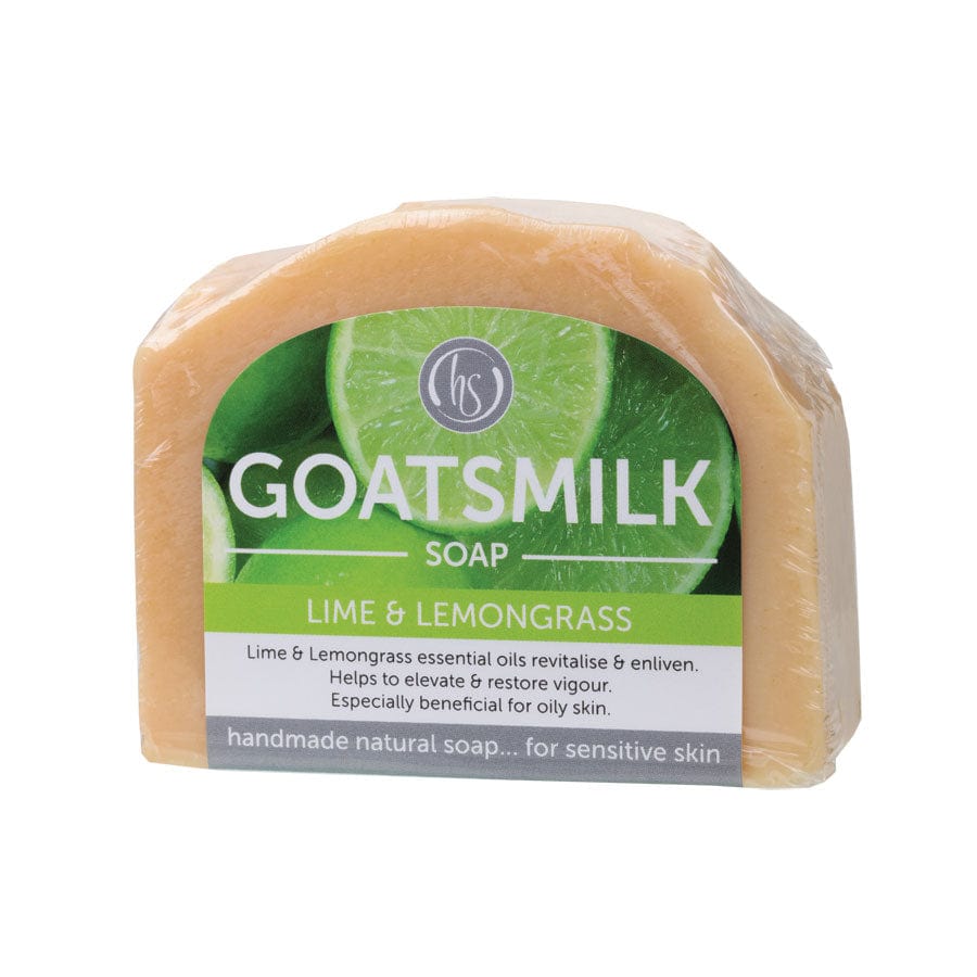 Harmony Soapworks Goatâ€™s Milk Soap - Lime and Lemongrass 140g