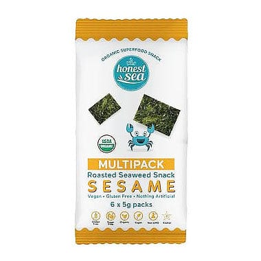 Honest Sea Organic Seaweed Snacks Sesame Multipack 6x5g