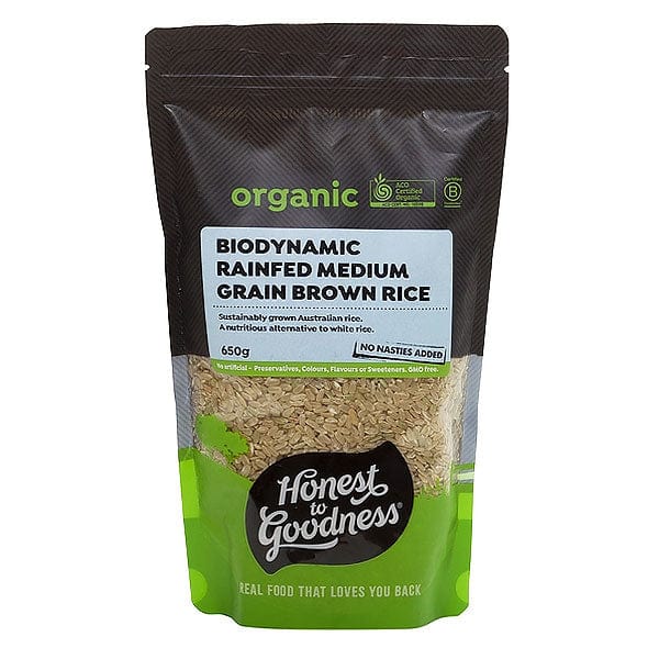 Honest to Goodness Biodynamic Rain-Fed Brown Rice  650g