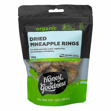 Honest to Goodness Dried Pineapple Rings 100g