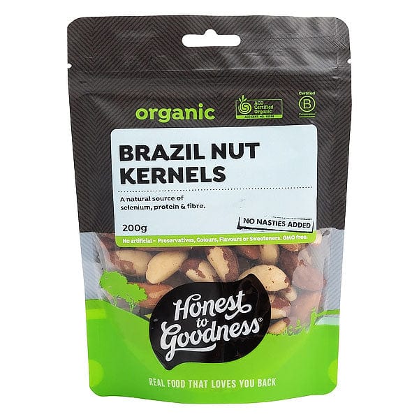 Honest To Goodness Organic Brazil Nut Kernels 200g