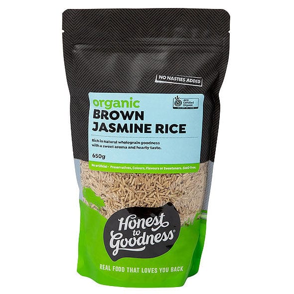 Honest to Goodness Organic Brown Jasmine Rice 650g