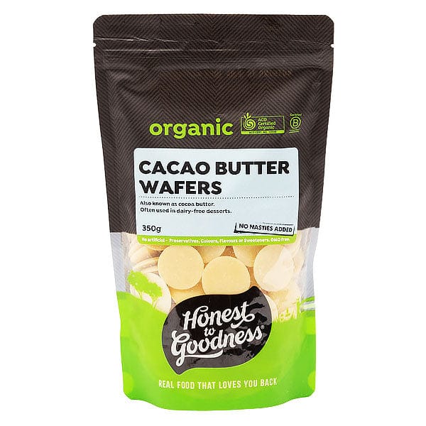 Honest to Goodness Organic Cacao Butter Wafers 350g