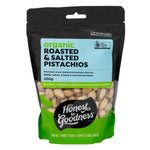 Honest to Goodness Organic Roasted and Salted Pistachios 200g